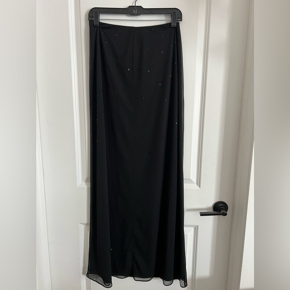 Shelli Segal - Vintage Maxi‎ Beaded Skirt - Picture 1 of 11